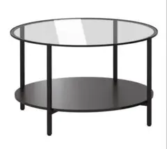 IKEA　VITTSJÖ　ヴィットショー　センターテーブル　ガラステーブルのサムネイル
