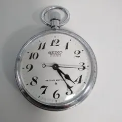 SEIKO 手巻き式　懐中時計 アナログ ホワイト SEIKO 手巻き式 懐中時計 アナログ ホワイト