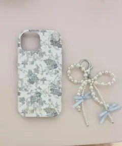 Maison de FLEUR iPhoneケース ダブルリボンチャームセット