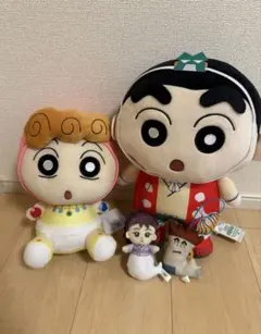 クレヨンしんちゃん コスプレ大作戦 ぬいぐるみ 2種セット - メルカリ