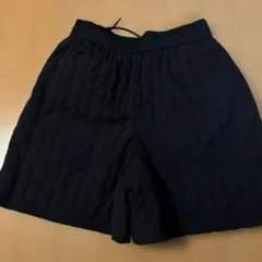GU キルティング ショートパンツ ブラック Sサイズのサムネイル