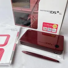 箱付✨ニンテンドーDSi LL ワインレッド　大タッチペン付　動作OK