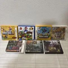 Nintendo 3DS／DSソフトの人気タイトル7本セットです。