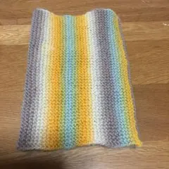 wool100% ネックウォーマー　イエロー