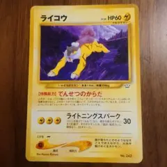 ライコウ_プレミアムファイル3 PROMO 第2世代（☆neo・☆VS・☆web