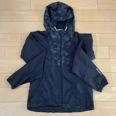 土日限定値下げ中！】ブルー迷彩柄 フード付きジャケット レインウェア