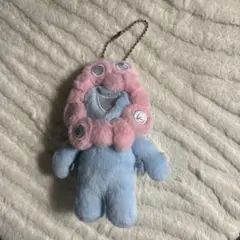 ミャクミャク ピンク 水色 ブルー パステル マスコット キーホルダー