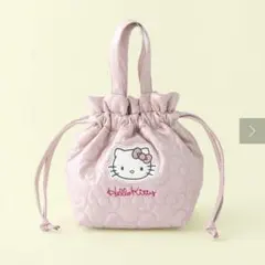 スリーコインズ 3coins Hello Kitty 保冷巾着バッグ スリコのサムネイル