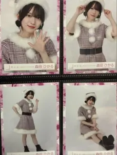 櫻坂46 森田ひかる 生写真 2025年 サンタ衣装 コンプ - メルカリ