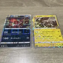 25th パラレルミラー2枚　ゼクロム　イベルタル