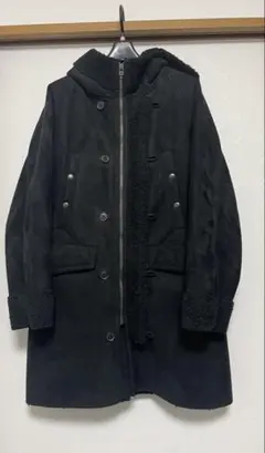 美品 INHERIT（インヘリット） ブラックコート Mサイズ