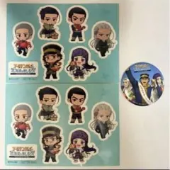 【限定】ゴールデンカムイ　ステッカー＋缶バッジ