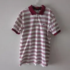 Nike ポロシャツ ボーダー　赤白