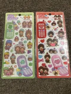 平成はっぴーフォン モンチッチ 正規品 シール