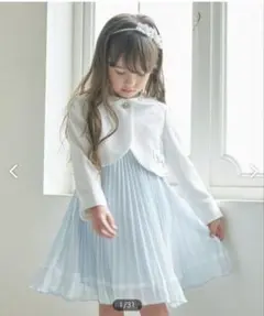 anyFAM エニファム　2点セット　ジャケット＋シフォンプリーツワンピース