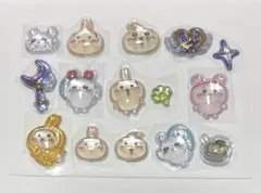 ちいかわ　ボンボンドロップシール　モモンガ　古本屋　うさぎ　おすそ分け