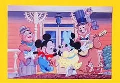レア1982年ディズニーランド開園ポストカード５桁絵葉書TDLカントリーベア熊