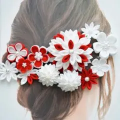 期間限定価格！　つまみ細工　髪飾り　12点セット