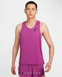 新品 L ナイキ エアロスイフト ランニングシングレット FN4232-518