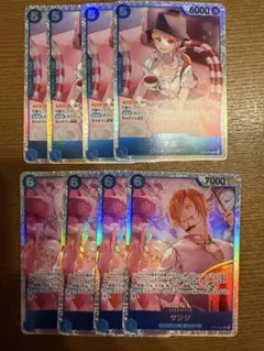 神速の拳　ナミSR×4 サンジSR×4