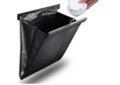 POPOT 車用ゴミ箱 ブラック マグネット開閉