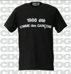 CDG 1986 été MME des GARÇONS Tシャツ L 黒 CDG 1986 été T-SHIRT コムデギャルソン Tシャツ L - メルカリ