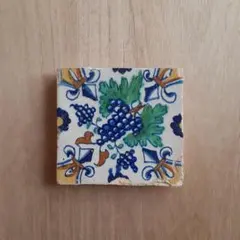 17世紀　オランダ　厚みのある発色の良いデルフトタイル 17世紀 オランダ 厚みのある発色の良いデルフトタイル