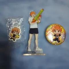 ハイキュー!! 日向翔陽 アクリルスタンド 缶バッジ キーホルダー