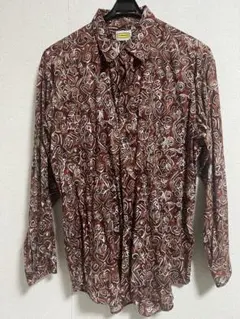 INTERMEZZO 長袖シャツ L ブラウン系
