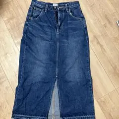 Lee デニムタイトスカート スリット入り