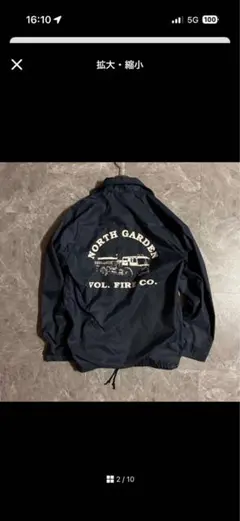 80s【USA製】SPORTSMASTER コーチジャケット