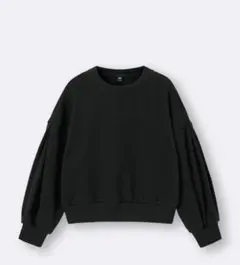 GU クロップド スウェットシャツ