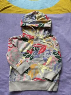 baby GAP フローラル柄 パーカー 12-18ヶ月