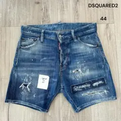 DSQUARED2 デニム ハーフパンツ ショートパンツ ダメージ加工 44
