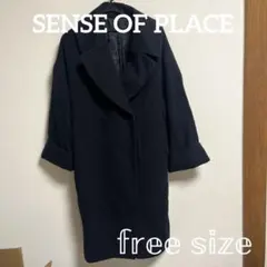 SENSE OF PLACE チェスターコート フリーサイズ