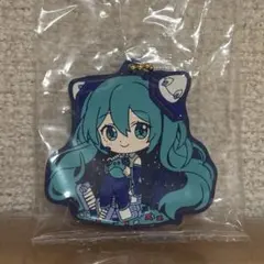 初音ミク ダブルオーガンダム ラバーキーホルダー ガチャガチャ