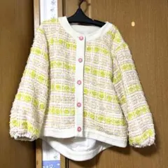 アンミヌ ツイードジャケット