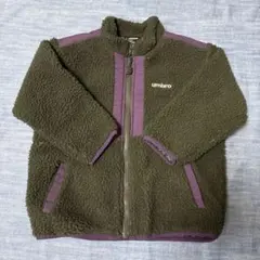 umbro ボアジャケット アウター 110 紫×カーキ