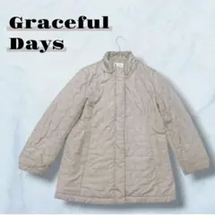 グレイスフルデイズ【3L】キルティングコート ジャケット 大きいサイズ 6421