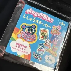 Angel Blue 刺繍ステッカー