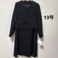 大きいサイズ レディース ブラックフォーマルノーカラー ソリテール 23 