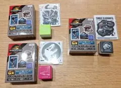 フリューくじ　ジュラシックワールド　G賞　スタンプ＆ステッカー　3点　匿名配送
