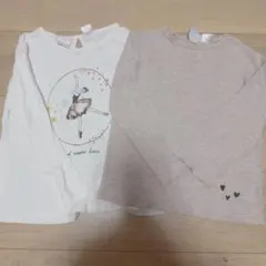 ZARA 長袖カットソー 2枚セット 104cm 110cm