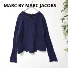 MARC BY MARC JACOBS リブニット セーター ネイビー XSのサムネイル