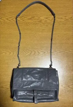 ZARA ザラ チェーンショルダーバッグ グレー 2wayのサムネイル