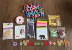 手芸用品　まとめ売り　ボンボン・スパンコール・フェルト他