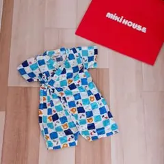 HOT BISCUITS❤ミキハウス 甚平 ロンパース 60サイズ 70サイズ