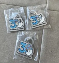 ポケモン 30周年メタルチャーム マスコット カメックス ゼニガメ