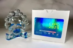 ミャクミャク クリアフィギュア EXPO2025 / ブルー