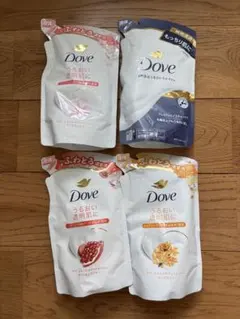 Dove ボディソープ 詰替用 4点セットのサムネイル